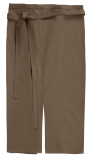 Schlitzschürze Milano Classic 80 x 100 cm - taupe